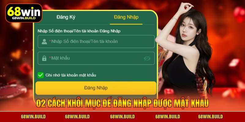 02 cách khôi mục để đăng nhập được mật khẩu 02 cách khôi mục để đăng nhập được mật khẩu