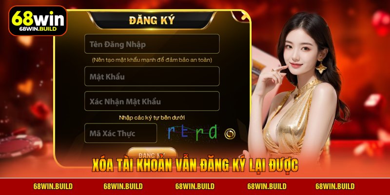 Xóa tài khoản vẫn đăng ký lại được Xóa tài khoản vẫn đăng ký lại được